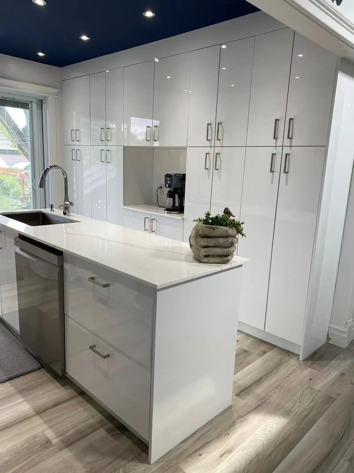 Tired Galley to High-Gloss White — After